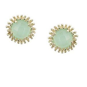 Kendra Scott Carly Stud Earrings in Chalcedony